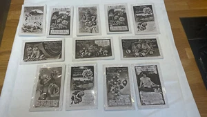 12 Vintage Sepia Greetings Postcards Circa 1940 - Foto 1 di 8
