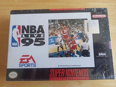 NBA Live 95 SNES - factory sealed - Image 1 of 3