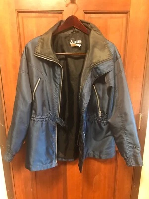 VTG Gerry Light Weight Motorcycle Jacket Blue Wind Breaker Coat Multi Pocket EUC - Image 1 of 4