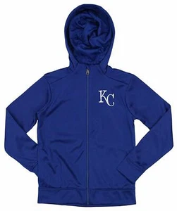 Outerstuff MLB Youth/Kids Kansas City Royals Performance Full Zip Hoodie - Picture 1 of 7