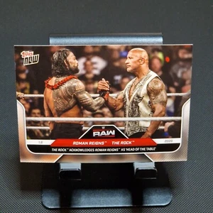 2025 Topps Now WWE RAW Roman Reigns The Rock - Bild 1 von 2