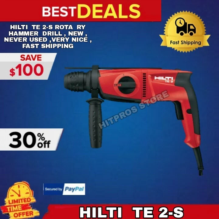 Hilti Te 2 a Hammer Drill Preowned Original Extras Strong Fast