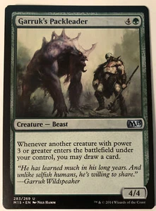 MTG Garruk's Packleader Magic 2015 283/269 Regular Uncommon - Picture 1 of 1