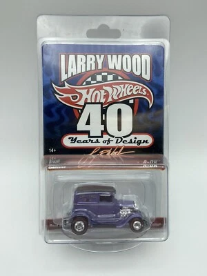 Hot Wheels Larry Wood 40 Years of Design Purple A-OK Brazil Exclusive 1/64 Scale - Image 1 of 4
