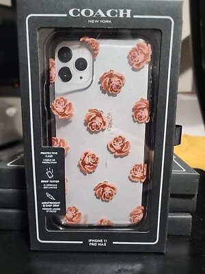 Coach Case for iPhone 11 Pro Max Dreamy Peony - Image 1 of 3