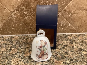 M J HUMMEL GOEBEL bell porcelain figurine Wanderbub The Merry Wanderer NIB - Picture 1 of 2