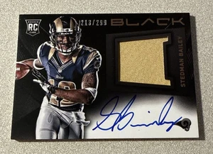 Panini Black Signatures Prime RC 2013 automático #233 Stedman Bailey Rams/299 - Imagen 1 de 2