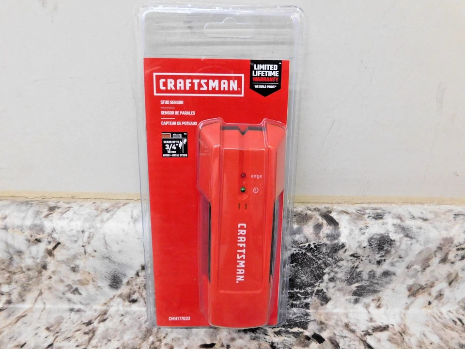 CRAFTSMAN Stud Finder 3/4-Inch Depth CMHT77633 New Sealed - Image 1 of 1