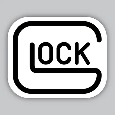 GLOCK Firearms Vinyl Sticker/Decal -9mm -.40 -.45 -22 LR -G17 -G19 -Gun -Magwell - Image 1 of 2