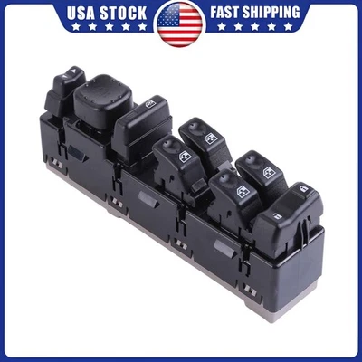 Interruptor mestre janela dianteira esquerda 15883320 para Cadillac Escalade 2003 2004-2006 - Imagem 1 de 4