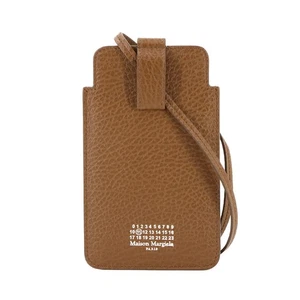 Maison Margiela Mobile Phone Pouch Leather Brown S56UI0211 90284782 - Picture 1 of 9