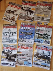 Zeitschrift Flugzeug Classic 2018 Heft 1,3 und 5-12, die Nummer 4 und 11 fehlt - Bild 1 von 2
