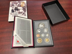 Canada 1997 Silver Proof Set w/ 5 Silver Coins & (1972) Hockey USSR Dollar, RCM - Picture 1 of 5