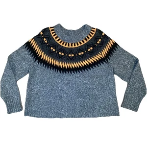Suéter tejido American Eagle Outfitters Fair Isle para mujer XXL nórdico argyle acogedor - Imagen 1 de 10