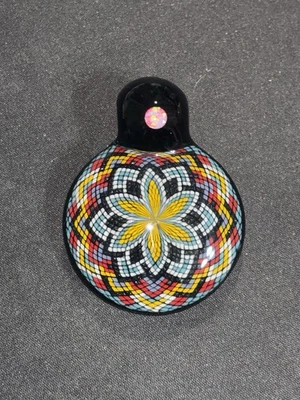 ❄️COLGANTE DE VIDRIO HEADY Vogel ARTE HECHO A MANO Borosilicato Fillacello Tech con OPAL🔥 Foto 1 de 4