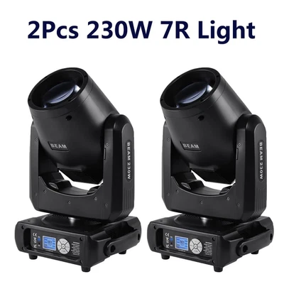 2Pc 230W 7R Stage Lighting Moving Head DJ Disco Party DMX512 Effect Beam Light - image 1 of 4