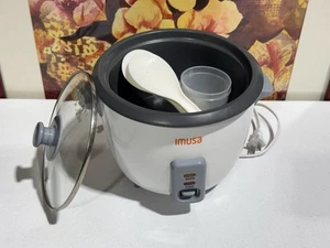 IMUSA USA 5 CUP Rice Cooker GRY White MODEL No. GAU-00004 AC 120V~60Hz 400W - Picture 1 of 20