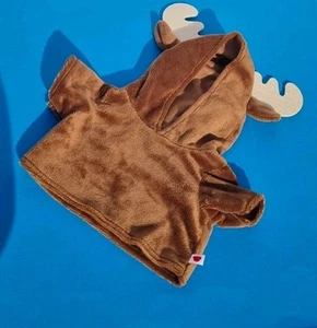 Build A Bear Elch Hoodie Kapuzenpullover selten nicht mehr produziert Rarität neu mit Etikett - Bild 1 von 7