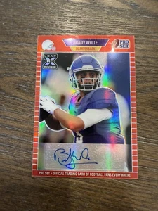 2021 Pro Set Metal #PA-BW1 Brady White 1989 Autographs Red Prospect #/100 - Picture 1 of 2