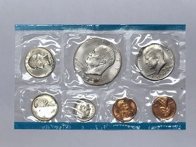 1973 Philadelphia Set of Mint Coins Ike Dollar Included Not touched in 50 yearsB - Image 1 of 4