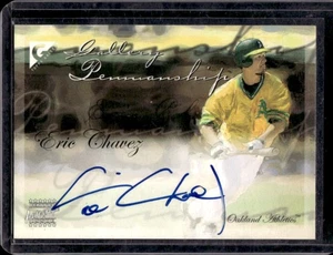 2005 Topps Gallery Eric Chavez Penmanship Auto #GPA-EC Athletics - Picture 1 of 2