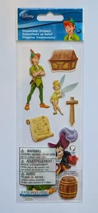 RARE Disney Peter Pan Tinkerbell Captain Hook Scrapbooking Stickers EK Success - Picture 1 of 2