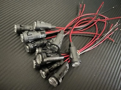 Luces Indicadoras 28v Blanco Cantidad 12 Foto 1 de 4