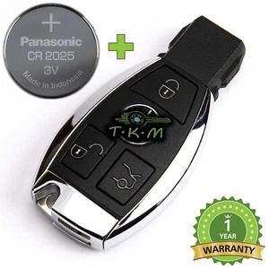 SCHLÜSSELHÜLLE FÜR MERCEDES A W169 W176 W177 B W245 C W204 W205 S W221 W22 + CR2025 - Bild 1 von 9