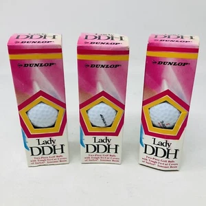 Dunlop Lady DDH weiß Golfbälle 9 Golfbälle neu aus altem Lagerbestand kostenloser Versand - Bild 1 von 5
