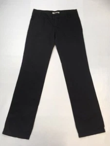 Killah Y2K Trousers Womens W28 Black Low Rise Straight Slim Stretch Pants VTG - Picture 1 of 13