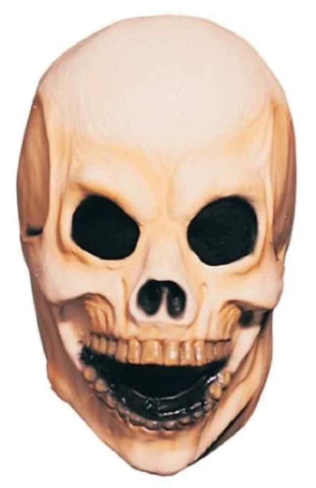 Skull Overhead Mask Skeleton Bones Fancy Dress Halloween Child Costume Accessory - Image 1 of 1