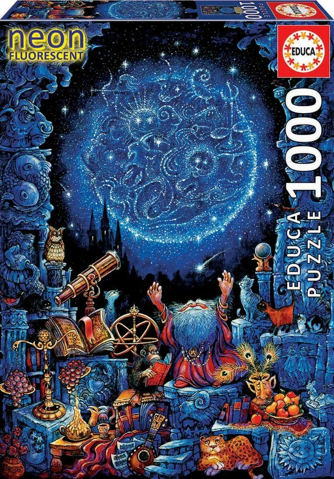 Puzzle 1000 L'astrologo Neon Educa 18003