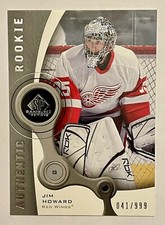 Jim Howard Rookie Card RC - 2005-06 Upper Deck SP Game Used Card #150 SN 041/999