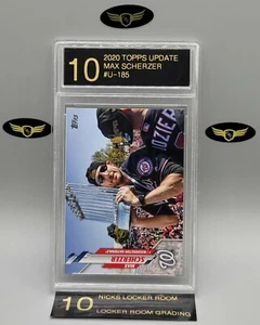 2020 Topps Update Washington Nationals MAX SCHERZER #U-185 Image SP mint LRG 10 - Picture 1 of 2