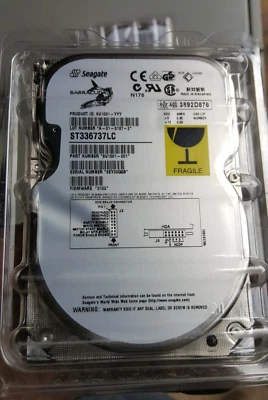 ST336737LC  36 Gb SCSI Seagate Barracuda 3.5" Hard Drive Ultra-16 NEW Unused - Image 1 of 4
