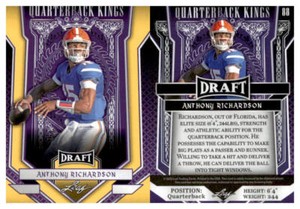 2023 LEAF DRAFT PICK FOOTBALL YELLOW/GOLD - YOU PICK #1 - #100 * FREE SHIP *