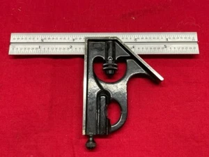 Starrett C33H-6-16R Combination Square, 6" with Square Head IN STOCK - Picture 1 of 5