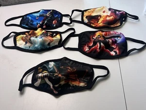 Naruto Anime 5 Face Mask for Adults NWT - Picture 1 of 6