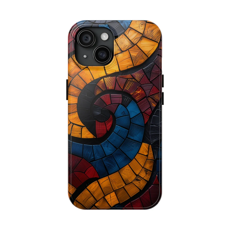 African Art Phone Case Shockproof iPhone 12 13 14 15 Samsung S21 S22 S23 S24 - Image 1 of 1