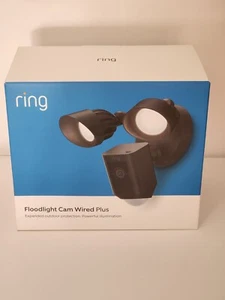 🔥OEM🔥Ring Floodlight Cam Wired Plus 1080p Outdoor WiFi Camera NightVision BLK - Picture 1 of 7