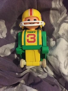 Vintage Fußballspieler Spielzeug Pull Back Action sehr schöner funktionstüchtiger Zustand - Bild 1 von 5