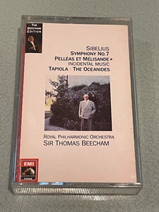 Sibelius - Symphony No. 7 - Sir Thomas Beecham - Audio Cassette Tape Album 1956 - Picture 1 of 5
