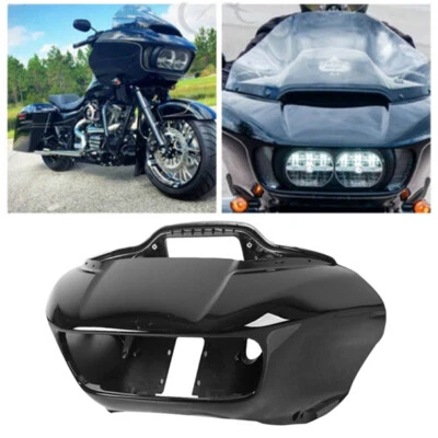 Vivid Black Inner & Outer Fairing Fit For Harley Touring Road Glide FLTR 15-23 - Image 1 of 4