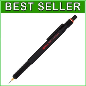 Ergonomic 800+ Mechanical Pencil & Touchscreen Stylus - 0.5mm Precision Black - Afbeelding 1 van 12