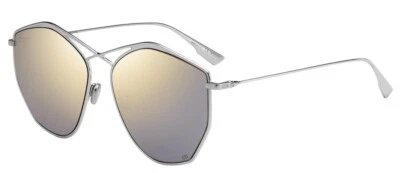 NOVO DIOR STELLAIRE 4 Óculos de Sol Feminino, (010/SQ B) Lente Espelhada Paládio/Dourada - Imagem 1 de 4