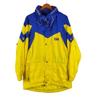 Chaqueta de Competición FILA Ski Performance Celtech-Hi Retro Azul Amarillo Para Hombre Mediana Foto 1 de 4