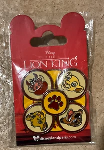 PIN'S PIN DISNEY DISNEYLAND PARIS DLP LE ROI LION 4 PERSONNAGES - Picture 1 of 1