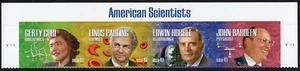 Scott #4227a (4224-27) American Scientists Title Plate Block of 4 Stamps - MNH - Picture 1 of 1