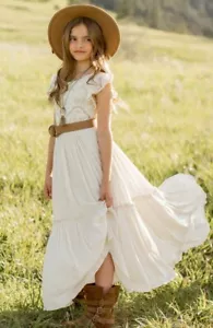 Beautiful Brand New Ivory Joyfolie girls dress Size 8 - Picture 1 of 4