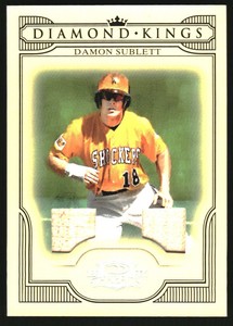 2008 Donruss Threads Diamond Kings Materials #14 Damon Sublett /250